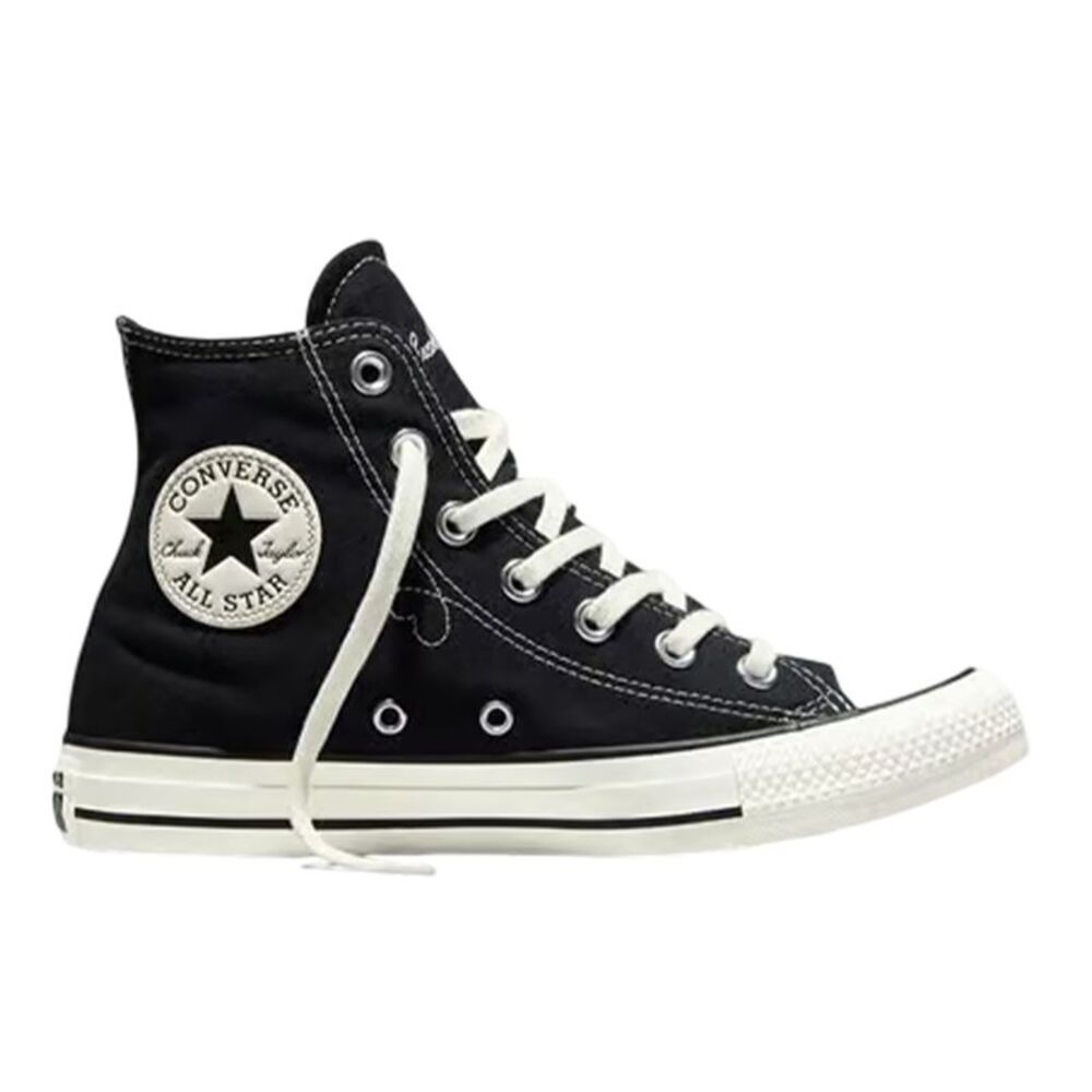 Converse Womens/Ladies Chuck Classic Hi High Top Trainers / Black/Egret White